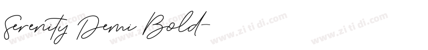 Serenity Demi Bold字体转换 Serenity Demi Bold字体转换